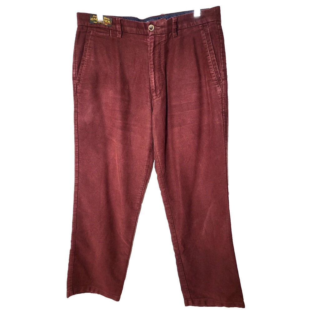 Blue Harbour Luxury Italian Soft Moleskin Soft Emmetex Flat Front Pant‎ 34X29